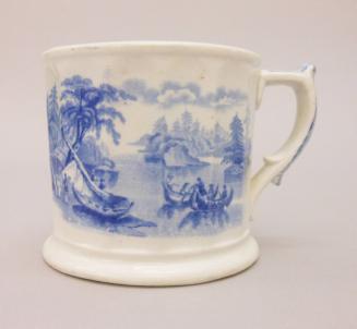 Mug with and Indigenous Scene on the St. Lawrence - from the Lake series