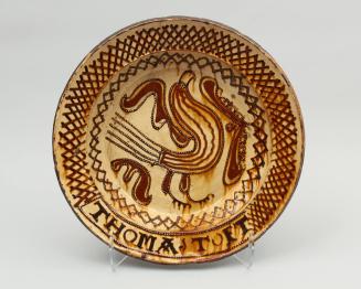 Charger inscribed 'THOMAS TOFT'