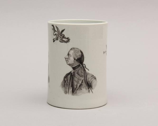 Mug with General James Wolfe (1727–1759)