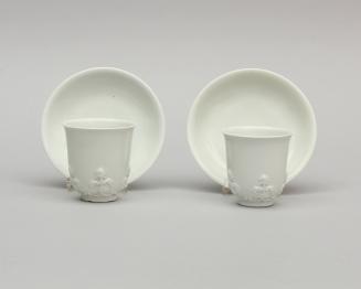 Pair of beakers and saucers