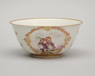 Bowl with Figures after Jacques Callot (1592-1635)
