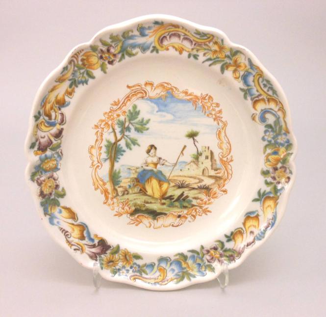 Plate with a Pastoral Scene