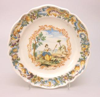 Plate with a Pastoral Scene