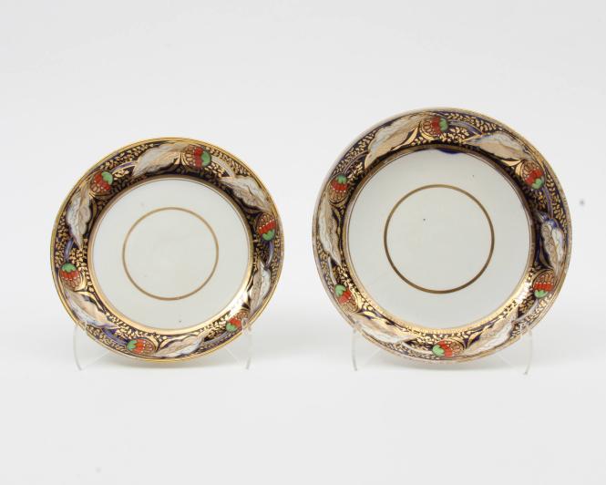 Two bread and butter plates with "Japan" pattern