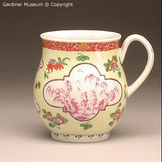 Half-pint mug in the Meissen style