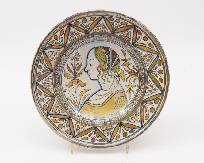 Dish with an Idealized Portrait
