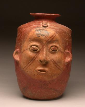 Jar with Relief-moulded Mask