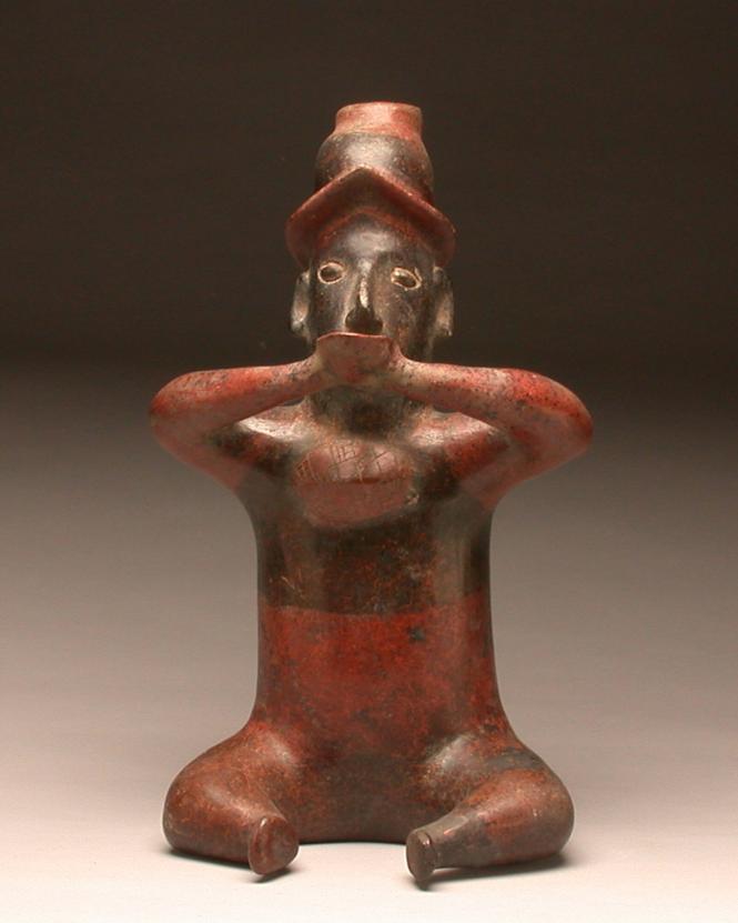 Figure of a Seated Male with a Cup