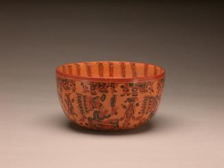 Bowl with Five Seated Lords