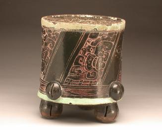 Tripod Vase with Incised Motifs
