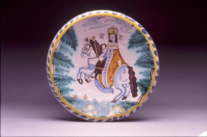 Charger with William III on a horse