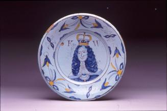 Charger with portrait of William III