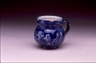 Mug with 'Bleu Persan' chinoiserie decoration