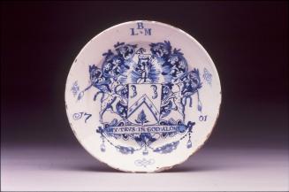 Plate with the Arms of the Cloth Makers