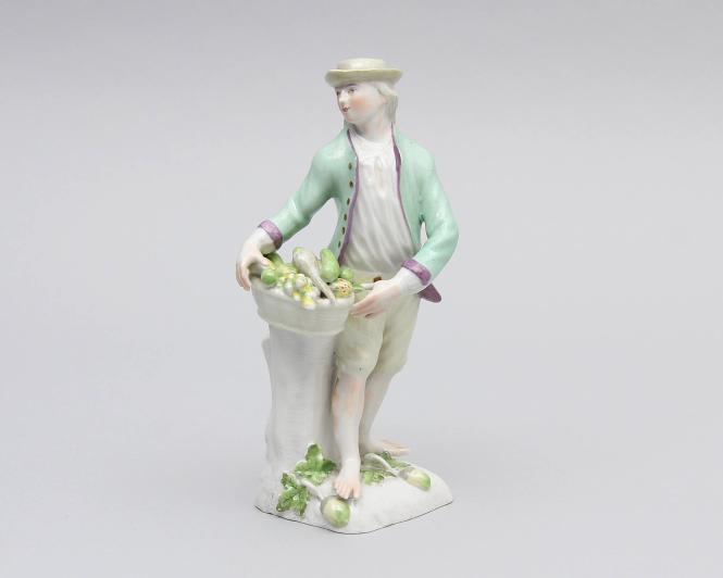 Figure of a vegetable seller