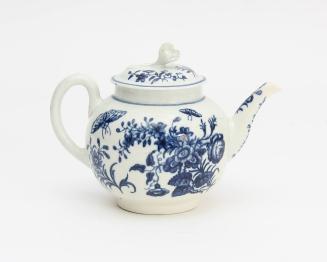 Teapot with Three Flowers Pattern