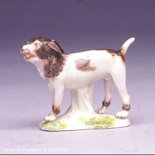 Miniature figure of a dog