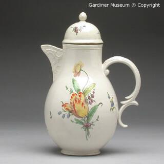 Coffee Pot decorated with flowers