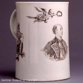 Mug with the "Marquise of Granby" and "Minerva" patterns