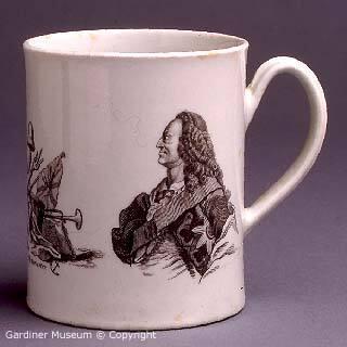 Half-pint mug with "King George II"