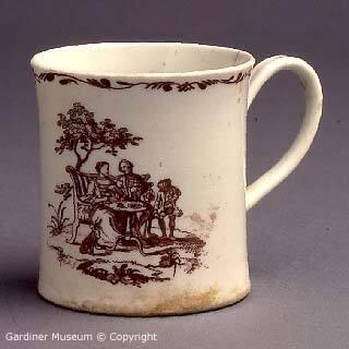 Coffee can with Tea Party" and  "The Wheeling Chair" patterns