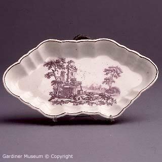 Spoon tray with "Garden View" pattern