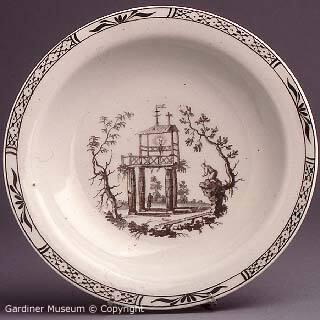 Stand for a finger bowl with "Le Chalet" pattern