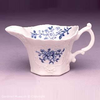 Creamer with "The Early Cream boat Sprays" pattern