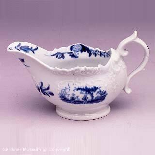 Creamer with "The Two-Porter Landscape" pattern