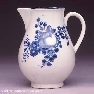 Milk jug with "The Fruit Sprigs" pattern