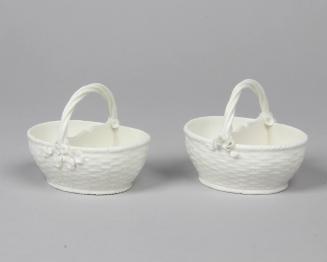 Pair of Miniature Baskets for Sweetmeats