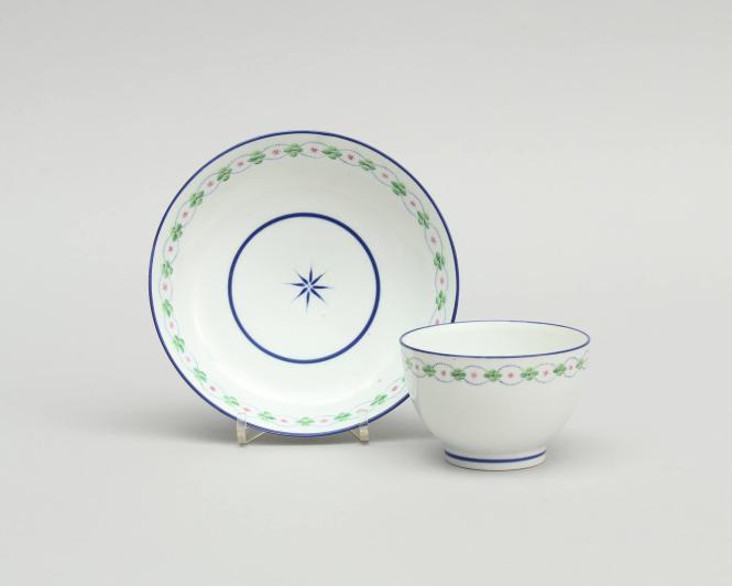Tea Bowl and Saucer, Pattern #23