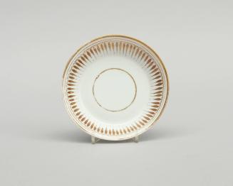 Saucer with palmette pattern