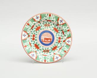 Dish with the 'Bengal Tiger' pattern