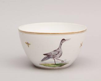 Slop bowl with bird design