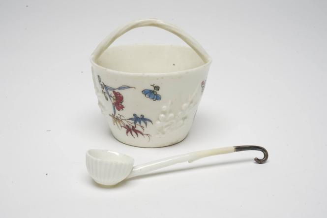 Cream bucket and ladle