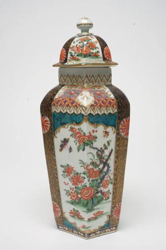 Pair of covered vases
