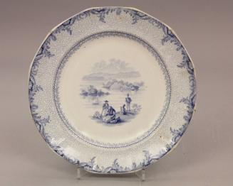 Platter with View of the Citadel at Kingston (from British America series)