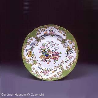 Plate with Chinoiserie decoration