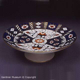 Compote with Imari style pattern