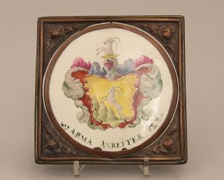 Relief moulded plaque inscribed "ARMA ANRETTER"
