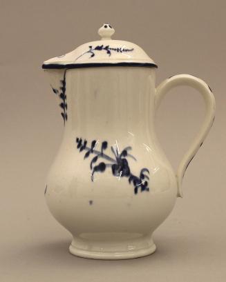 Milk jug with scattered floral spays (Chantilly sprigs)