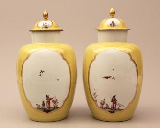 Pair of Covered Vases