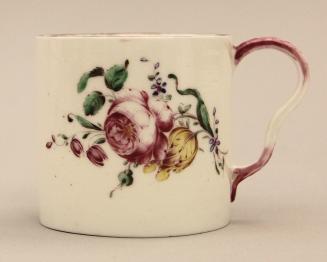 Mug with floral sprays