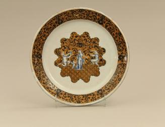 Plate with Aphrodite, Cupid and Satyrs